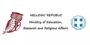Greek Ministry of Education, Research and Religious Affairs logo