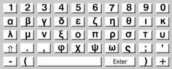 Virtual Keyboard alphabetic layout screenshot