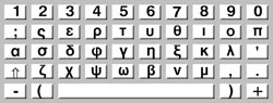 Virtual Keyboard QWERTY layout screenshot